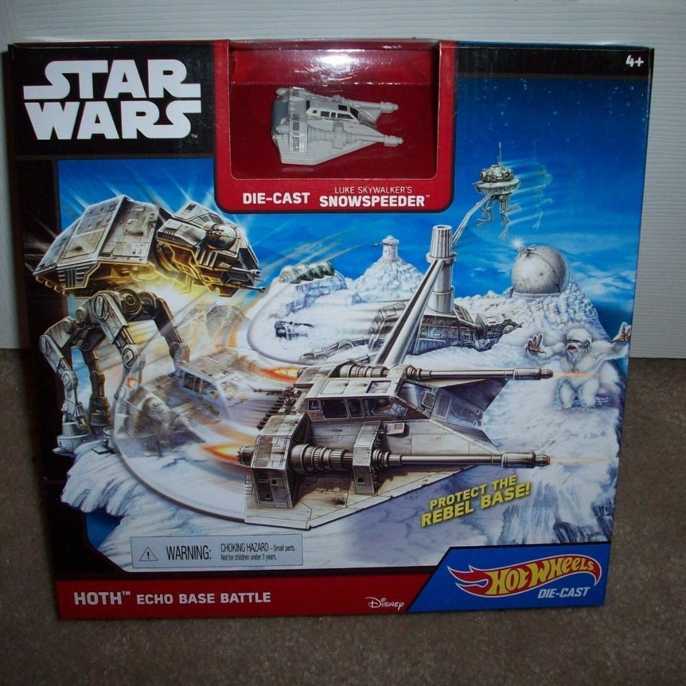 Hot Wheels Diecast Hoth Echo Base Battle Set Star Wars: Episode V The Empire